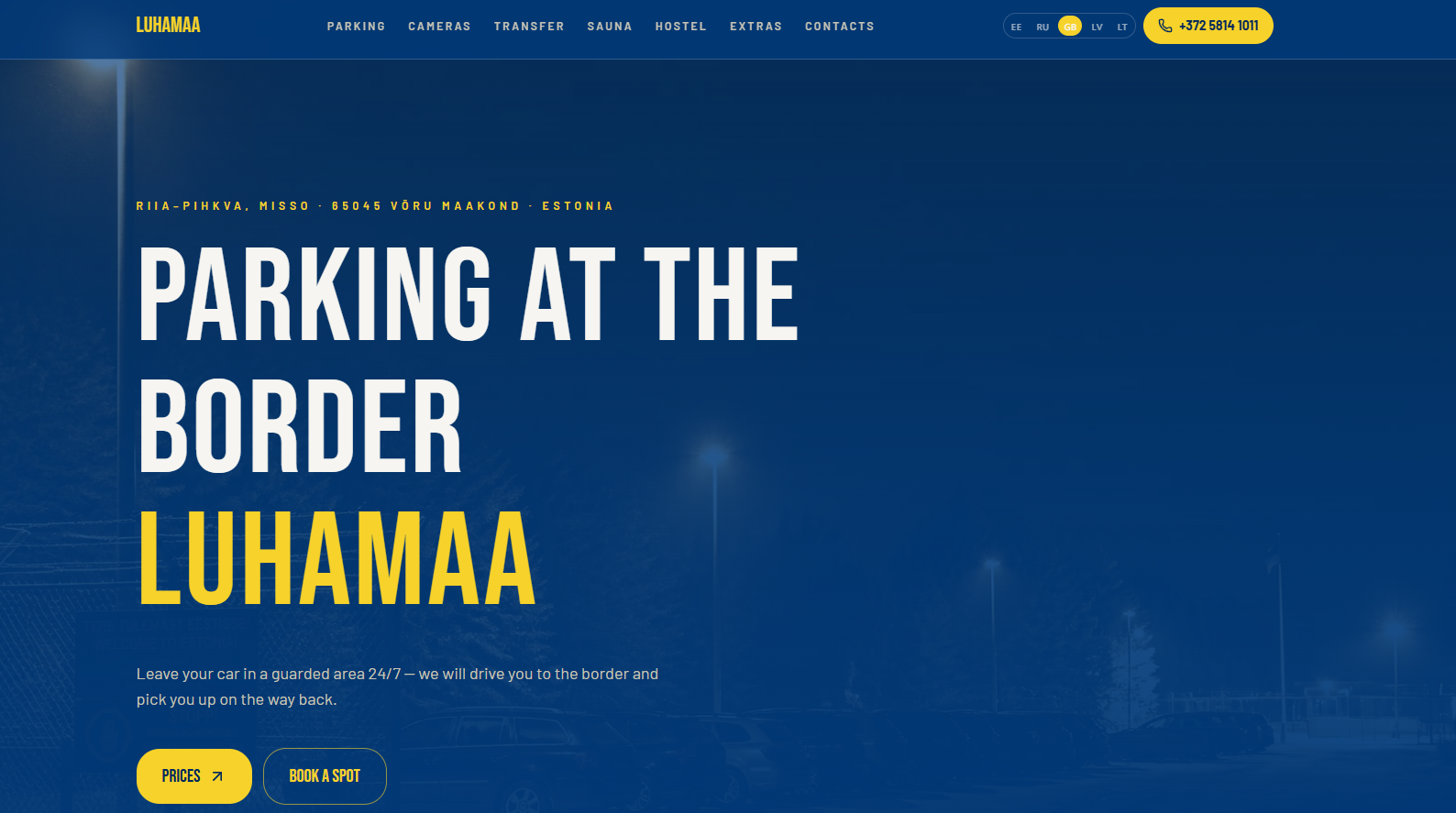 Сайт parkingluhamaa.com