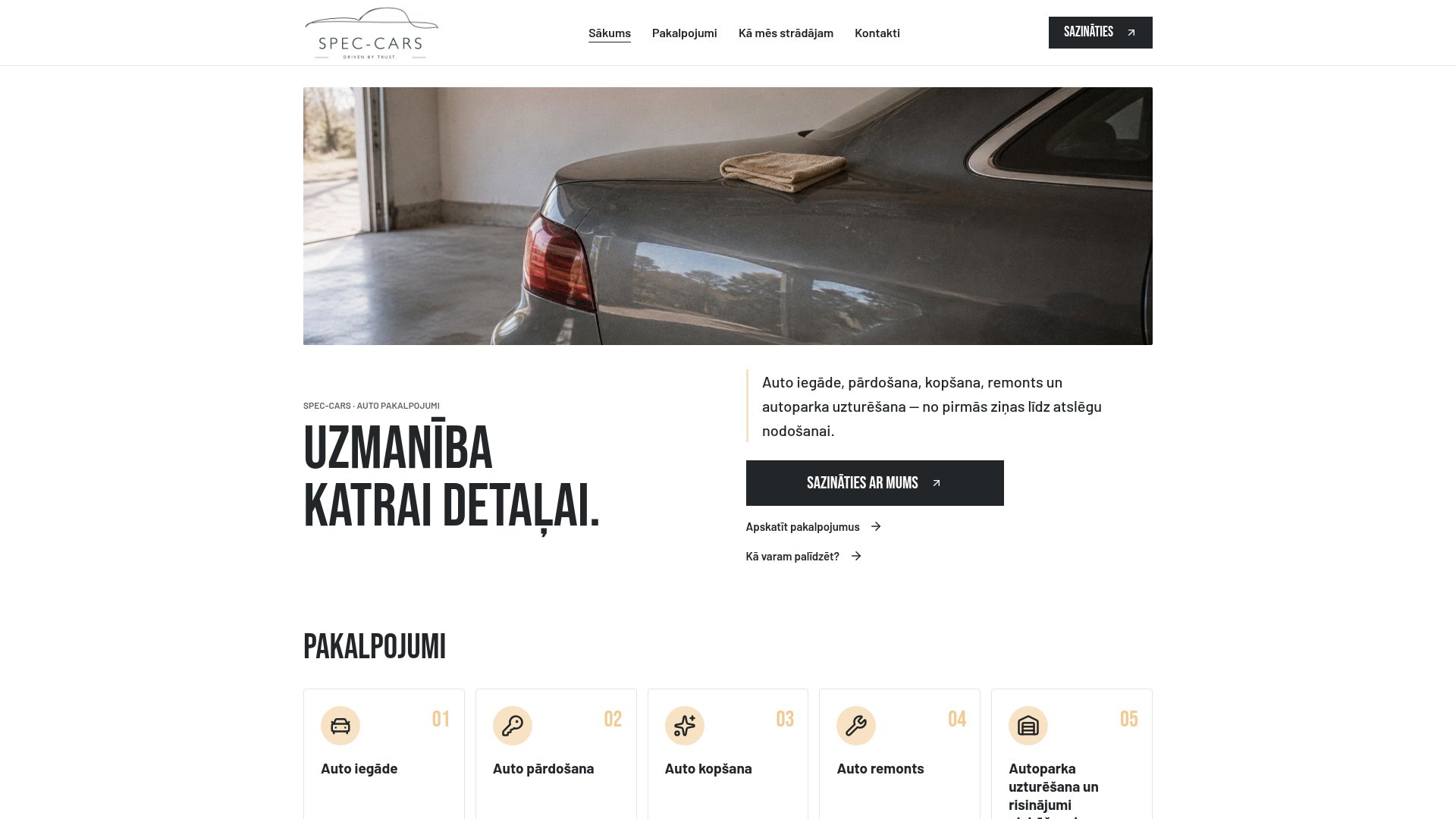 Spec-Cars website